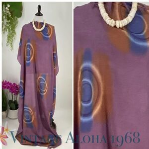 Purple Abstract Tie Dye SARONG Pareo Lavalava Beach Wrap Skirt Summer Scarf